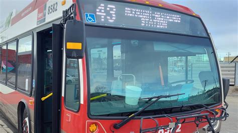 Calgary to Chinook LRT Station SB Buses .